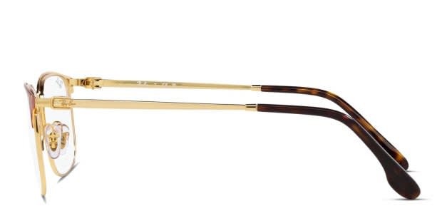 Ray-Ban RX6494 Gold , Tortoise Eyeglasses | Includes FREE Rx Lenses