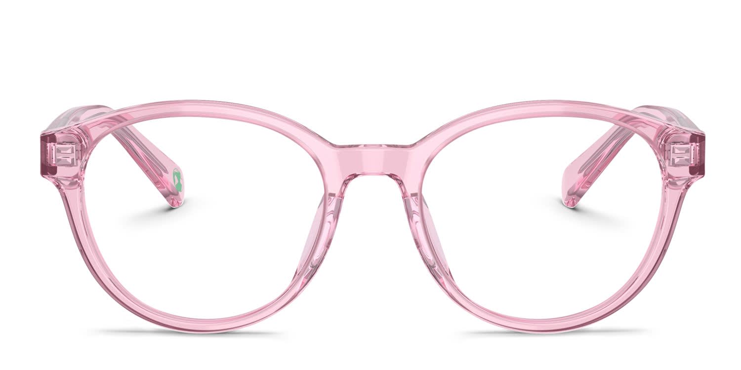 Polo Ralph Lauren PP8546U Clear, Pink glasses - Clear / Pink - Frontal View