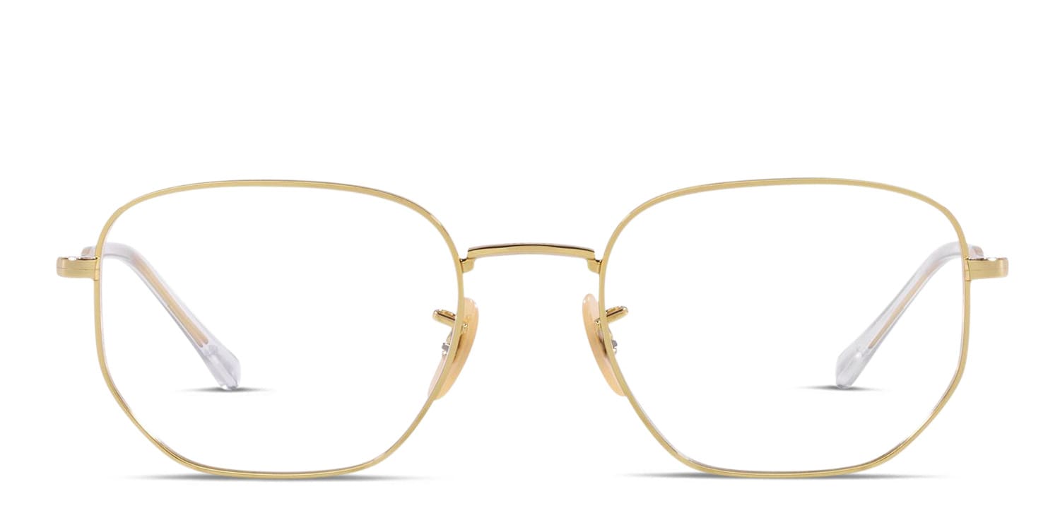Ray-Ban RX6496 Gold Eyeglasses | Includes FREE Rx Lenses