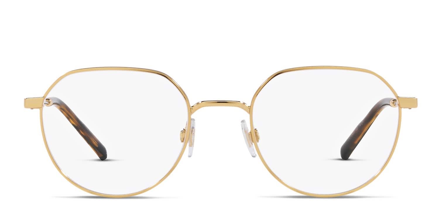 Dolce & Gabbana DG1349 Gold Eyeglasses | Includes FREE Rx Lenses