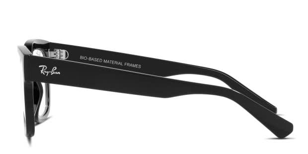 Ray-Ban RX7217 Chad Shiny Black Eyeglasses | Includes FREE Rx Lenses