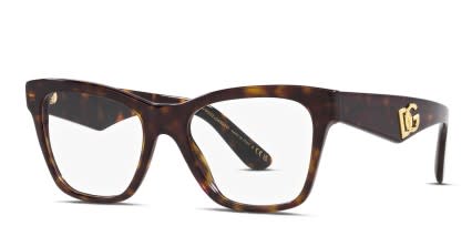 Dolce & Gabbana DG3374 Tortoise glasses - Tortoise - Angle View