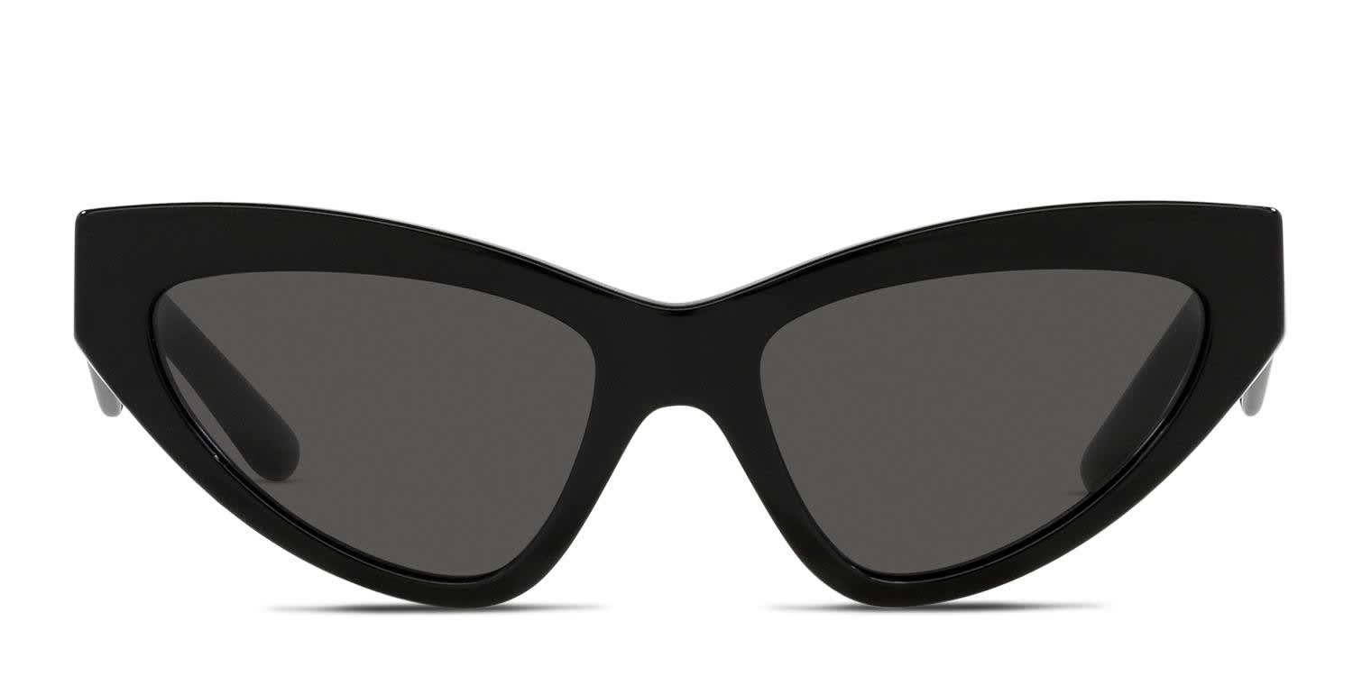 Dolce & Gabbana DG4439 Shiny Black glasses - Shiny Black - Frontal View