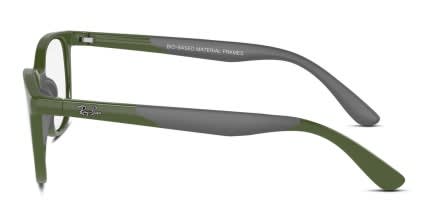 Ray-Ban RY1622 Kids Green glasses - Green - Side View