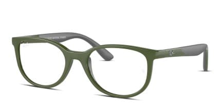 Ray-Ban RY1622 Kids Green glasses - Green - Angle View