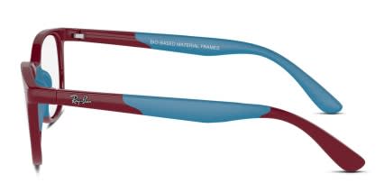 Ray-Ban RY1622 Kids Red glasses - Red - Side View