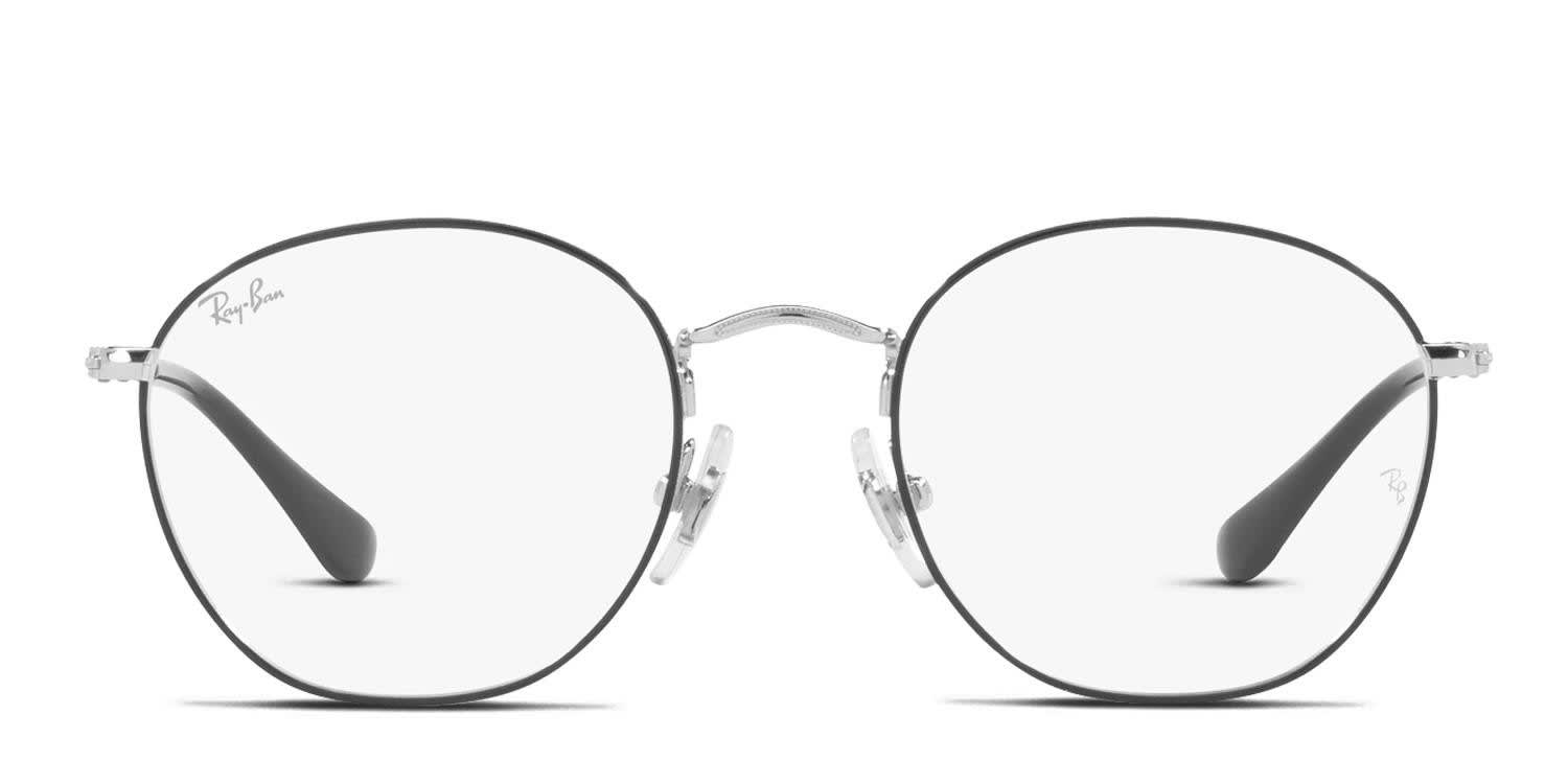 Ray-Ban RY9572V Junior Rob Kids Black, Silver glasses - Black / Silver - Frontal View