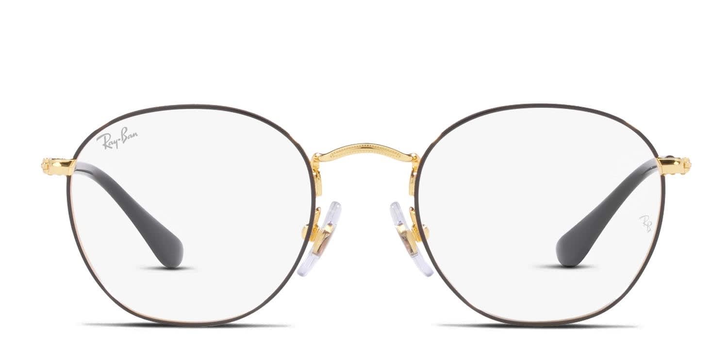 Ray-Ban RY9572V Junior Rob Kids Black, Gold glasses - Black / Gold - Frontal View