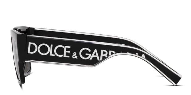 Dolce & Gabbana DG6184 Shiny Black Prescription Sunglasses