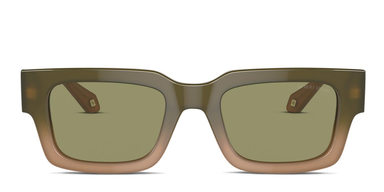 Giorgio Armani AR8184U Green, Brown glasses - Green / Brown - Frontal View