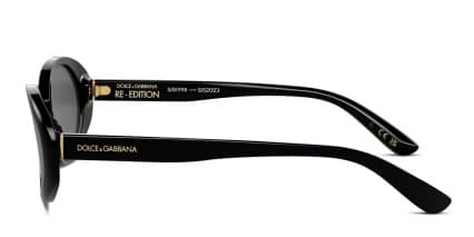 Dolce & Gabbana DG4443 Shiny Black glasses - Shiny Black - Side View