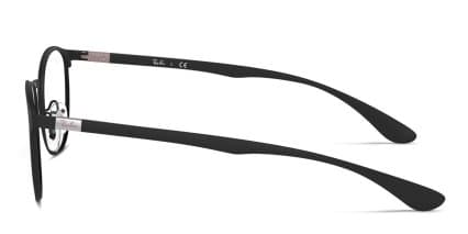 Ray-Ban RX6355 Black glasses - Black - Side View