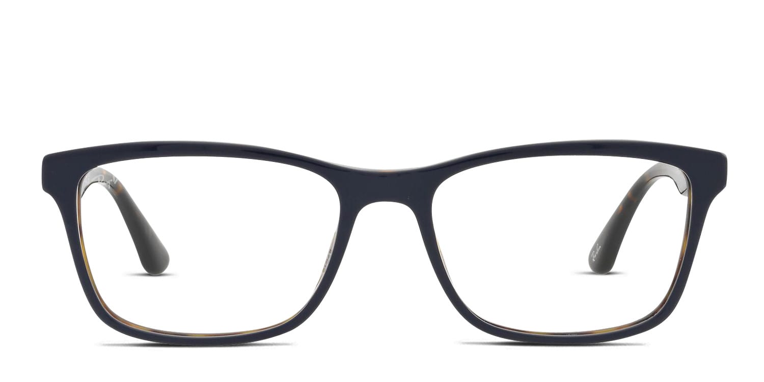 Women\'s Raybans Frame 54 19 150 tortoise blue with black RB5422 OPTICS Eyeglasses with Havana Blue Turtle Frame  main image 2