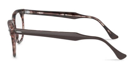 Ray-Ban RX5398 Hawkeye Brown, Pink, Tortoise glasses - Brown / Pink / Tortoise - Side View