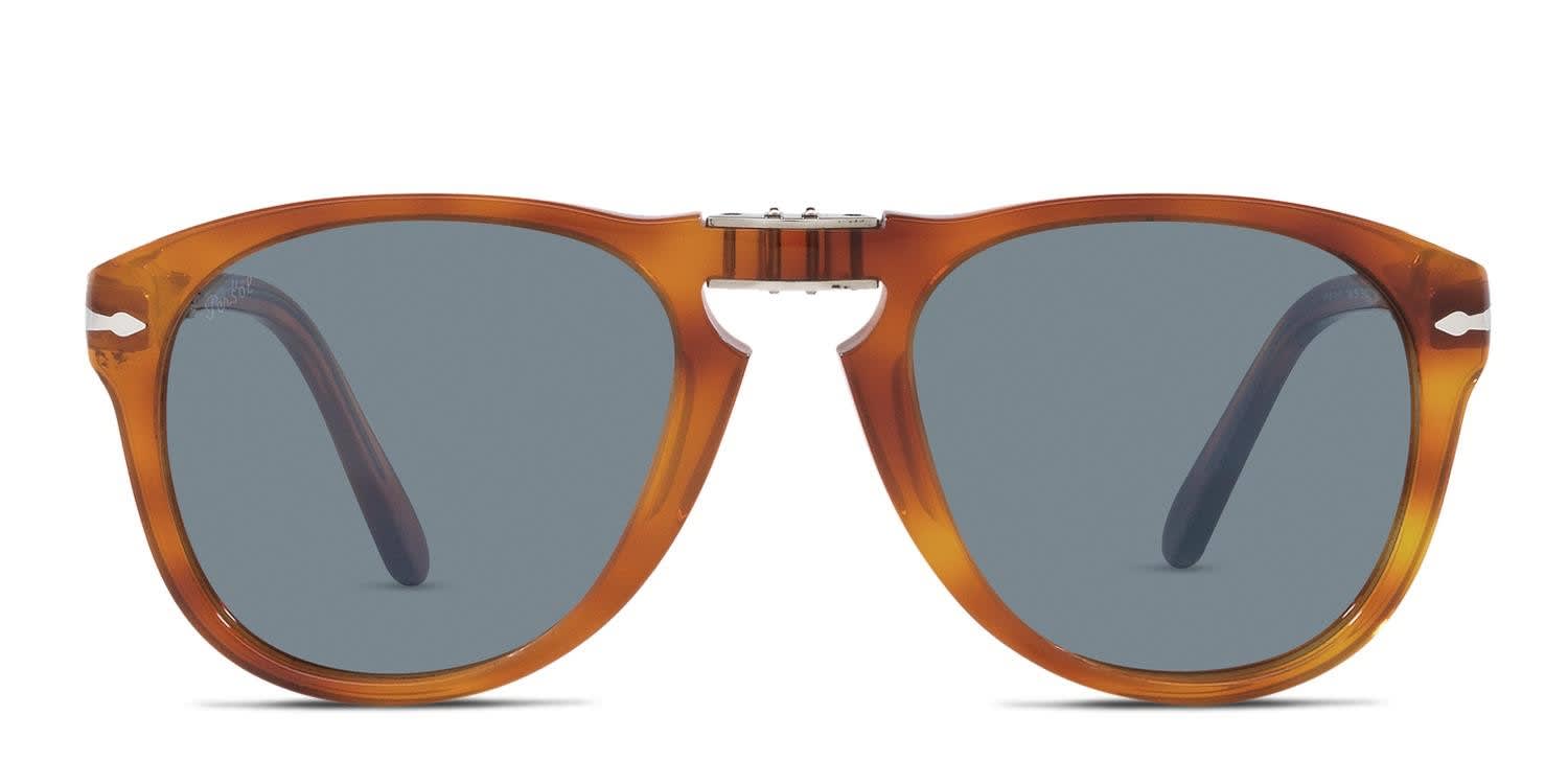 Persol PO0714SM Steve McQueen Folding Tortoise, Orange glasses - Tortoise / Orange - Frontal View