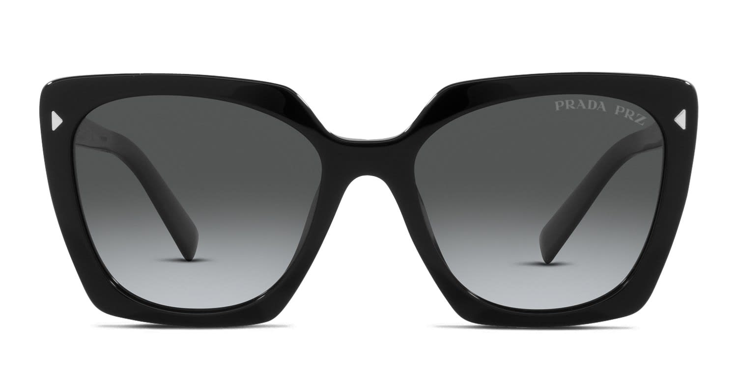 Prada PR23ZS Black , Gray glasses - Black / Gray - Frontal View