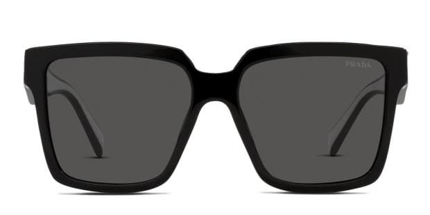 NICENESS R.PARADA / BLACK 新品 Prada PR 24ZS Shiny Black Prescription Sunglasses - 50% Off Lenses