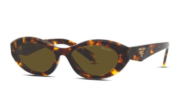 Prada Brown Tortoise Sunglasses PR26ZS Prada PR 26ZS M (55 - 16) with Brown lenses and Tortoise  main image 2