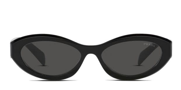 Prada PR26ZS Shiny Black Prescription Sunglasses - 50% Off Lenses