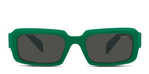 Prada PR27ZS Gray , Green Prescription Sunglasses - 50% Off Lenses