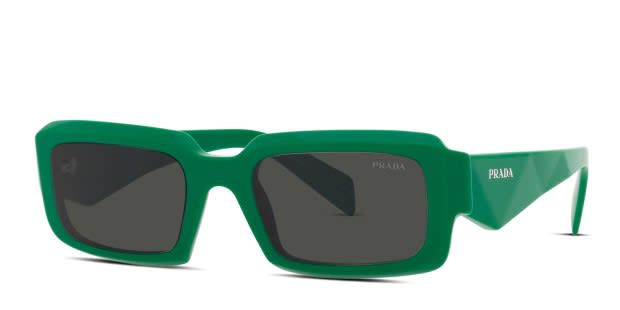 Prada green eyeglass frames discount