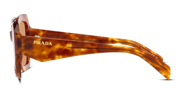 ララ Prada PR28ZS Orange , Tortoise Prescription Sunglasses - 50% Off
