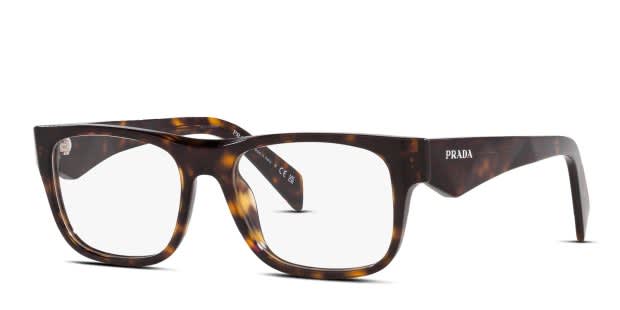 Prada PR22ZV Tortoise Eyeglasses | Includes FREE Rx Lenses
