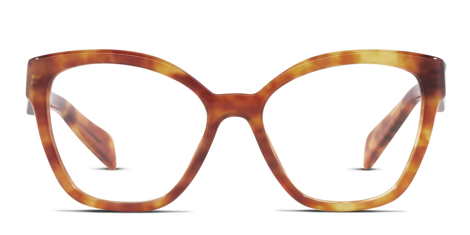Prada PR20ZV Tortoise Eyeglasses | Includes FREE Rx Lenses