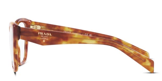 Prada PR20ZV Tortoise Eyeglasses | Includes FREE Rx Lenses