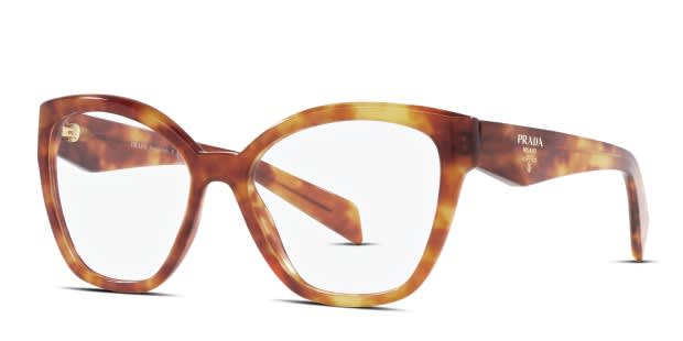 Prada PR20ZV Tortoise Eyeglasses | Includes FREE Rx Lenses