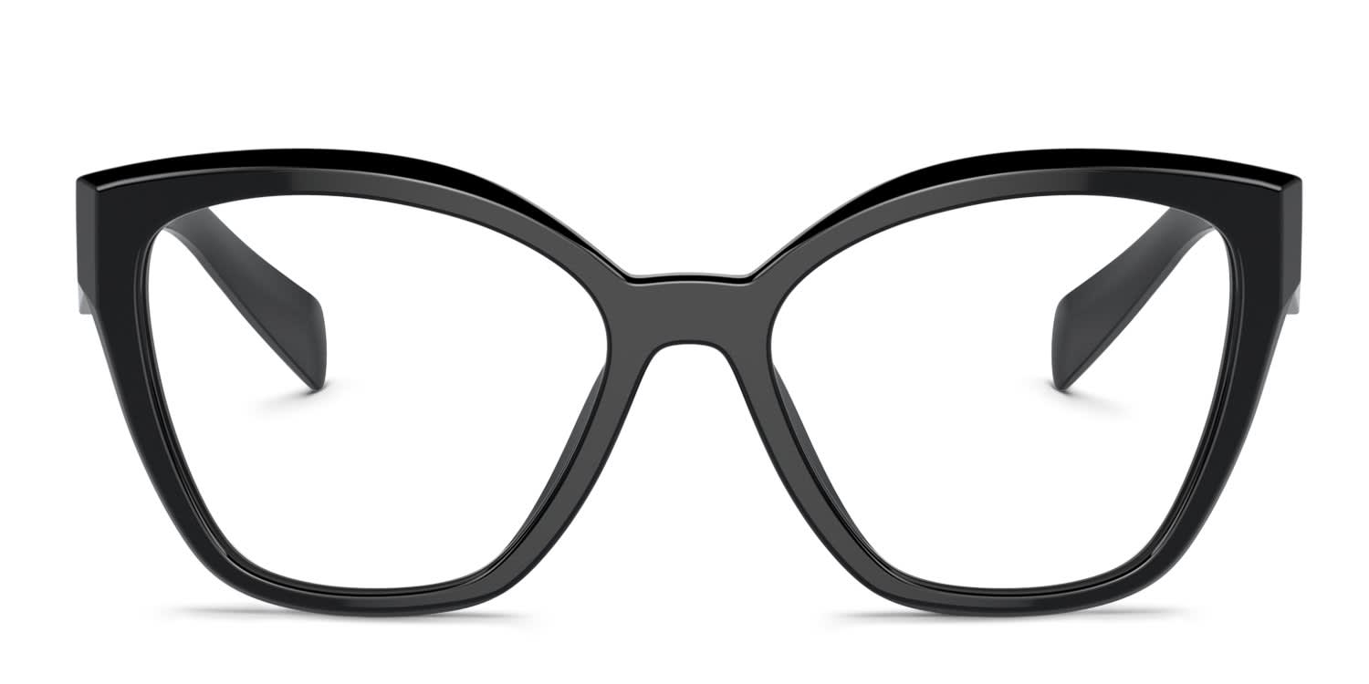 Prada PR20ZV Black glasses - Black - Frontal View