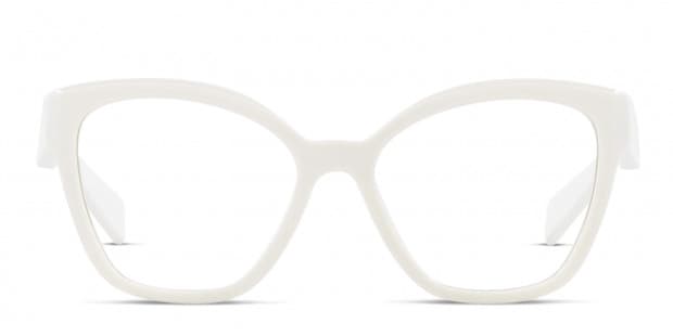 Prada PR20ZV White Eyeglasses Includes FREE Rx Lenses