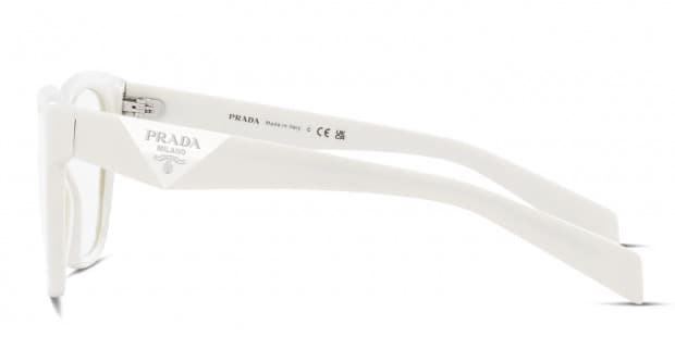 Prada PR20ZV White Eyeglasses Includes FREE Rx Lenses