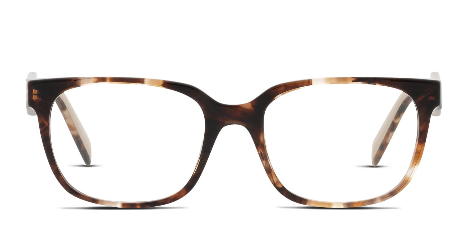 Prada PR17ZV Tortoise Eyeglasses | Includes FREE Rx Lenses