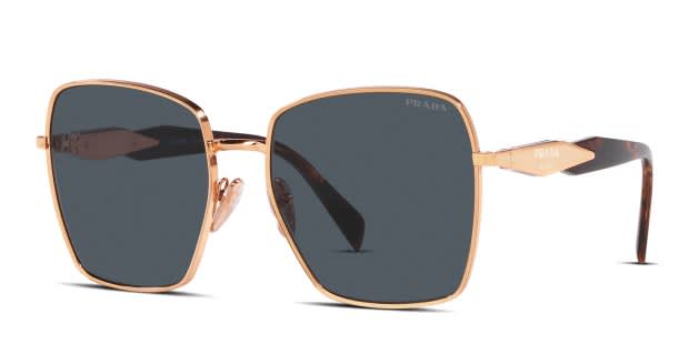 Prada PR64ZS Gold , Gray , Pink Prescription Sunglasses - 50% Off