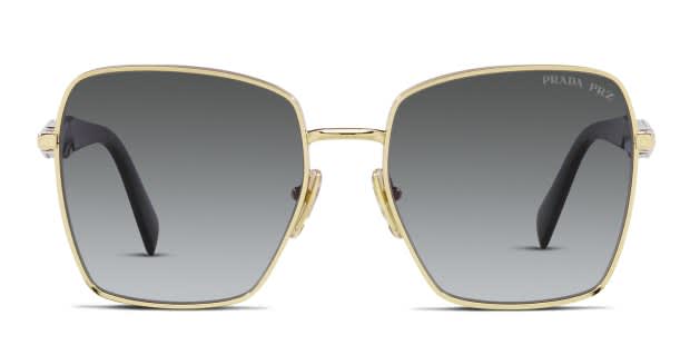 Prada PR64ZS Gold , Gray Prescription Sunglasses - 50% Off Lenses