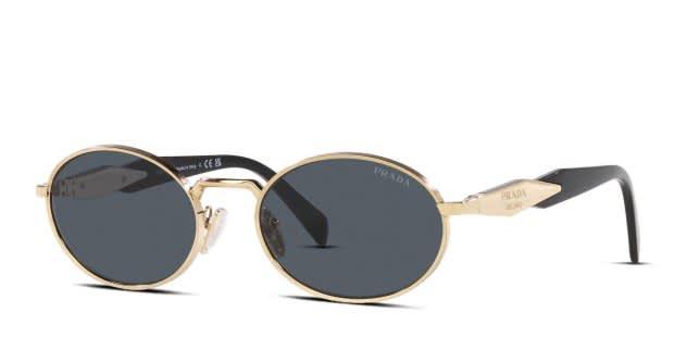 Prada PR 65ZS Gold Prescription Sunglasses - 50% Off Lenses