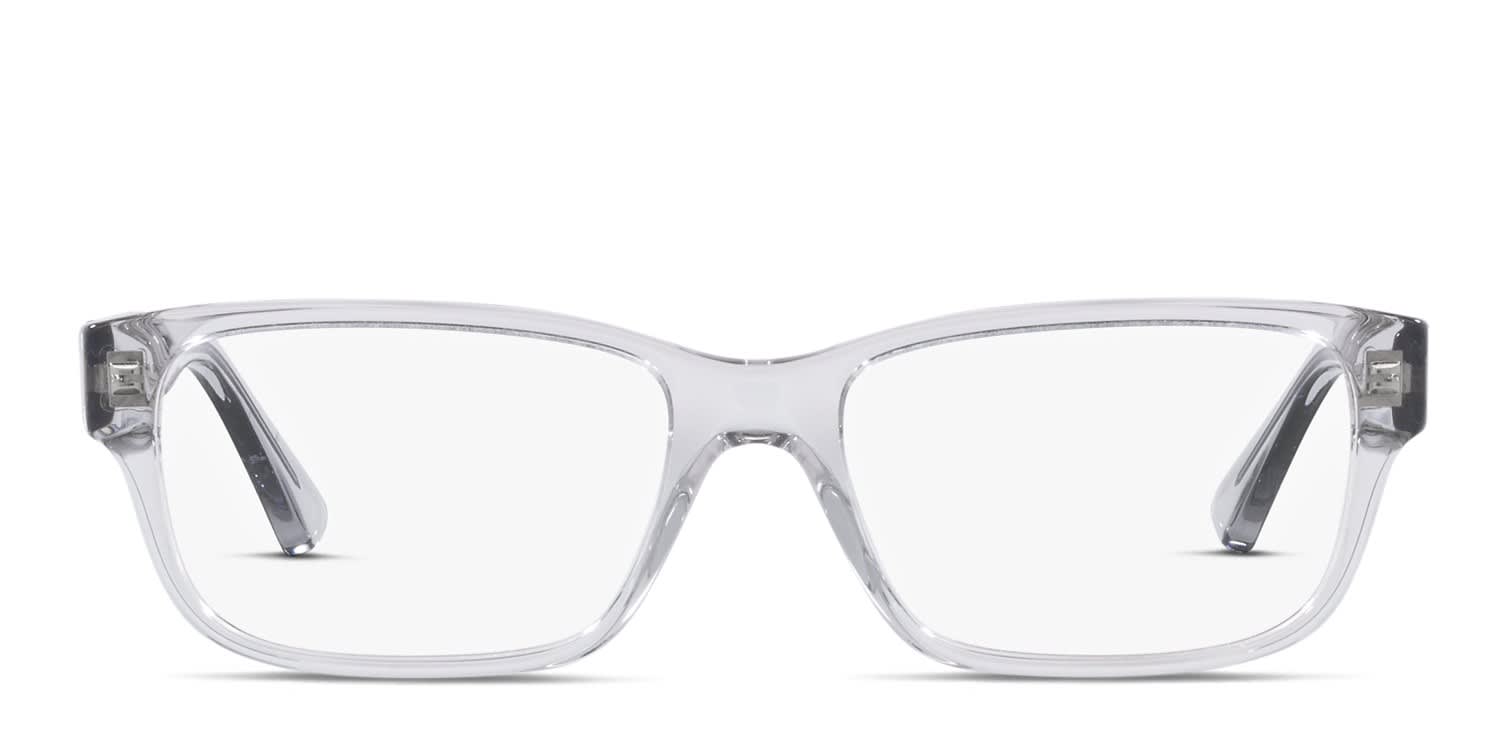 Prada PR18ZV Clear, Gray glasses - Clear / Gray - Frontal View