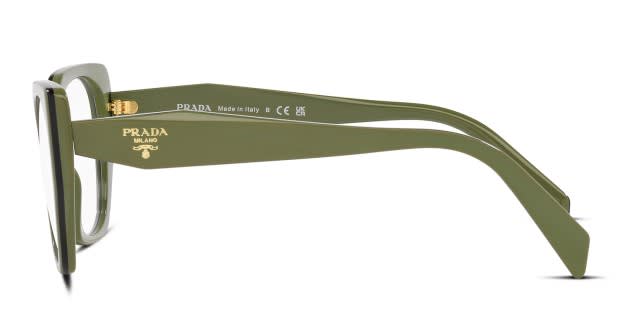 Prada PR 18WV Green Eyeglasses Includes FREE Rx Lenses