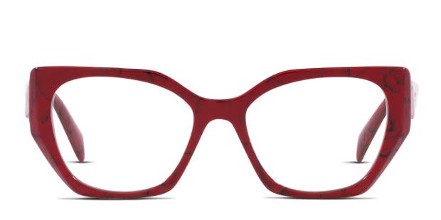 Prada PR 18WV Red Eyeglasses | Includes FREE Rx Lenses display picture 1