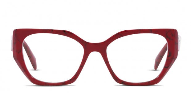 Prada PR 18WV Red Eyeglasses Includes FREE Rx Lenses
