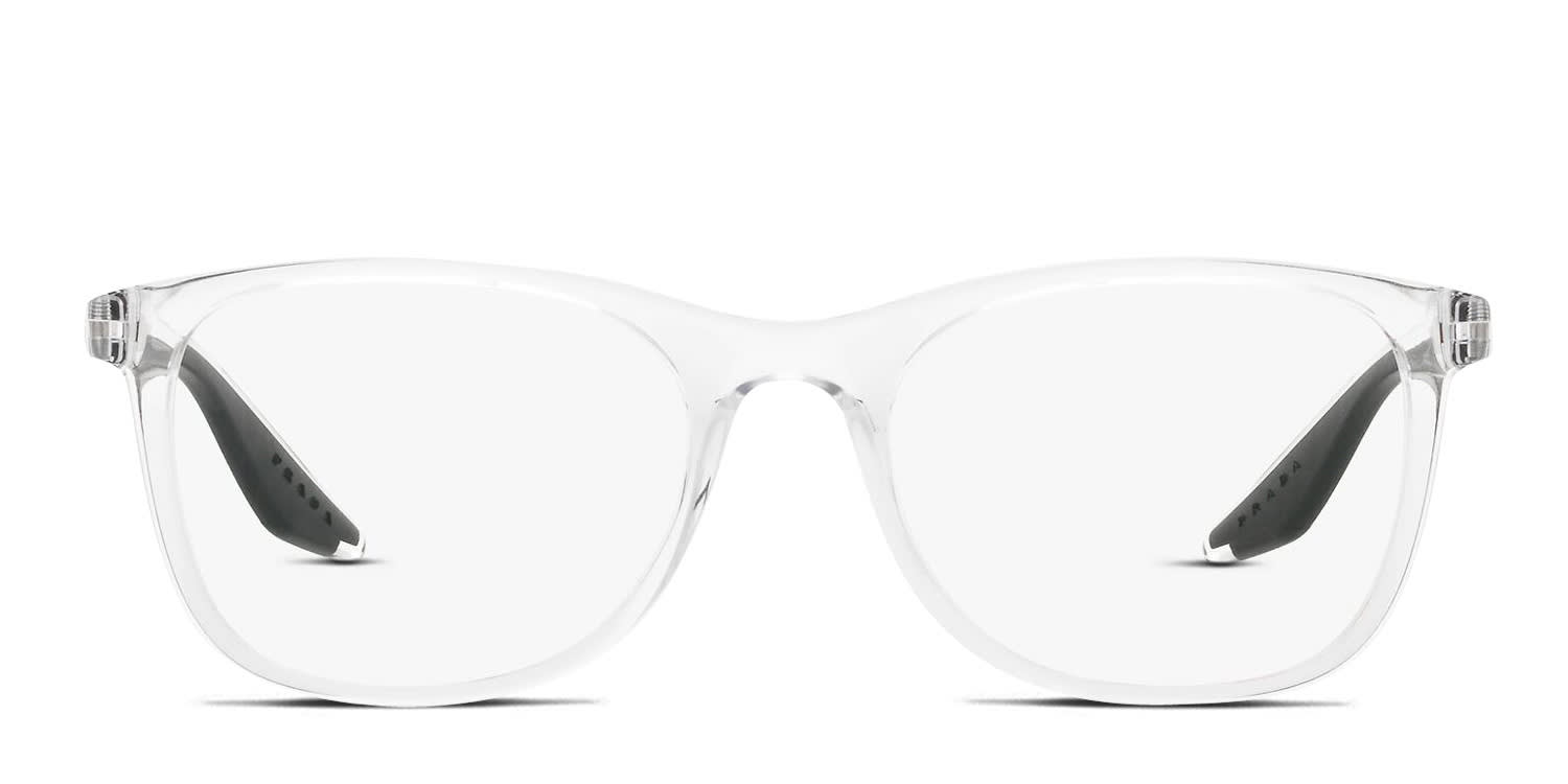 Prada PS05PV Clear Eyeglasses | Includes FREE Rx Lenses