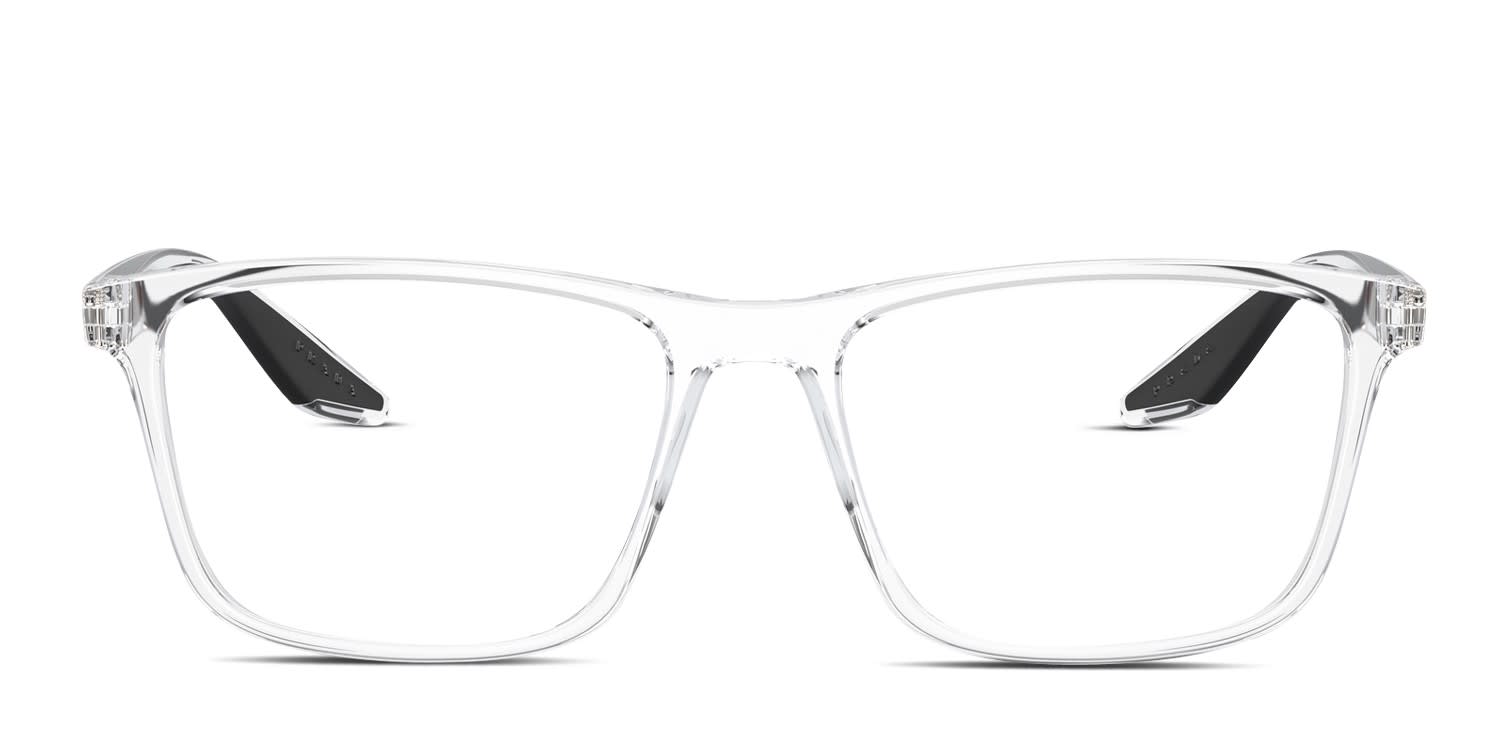 Prada Linea Rossa PS01QV Clear glasses - Clear - Frontal View