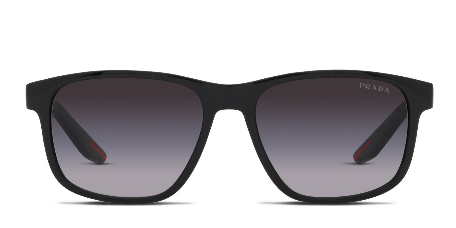 Prada Linea Rossa PS06YS Shiny Black glasses - Shiny Black - Frontal View