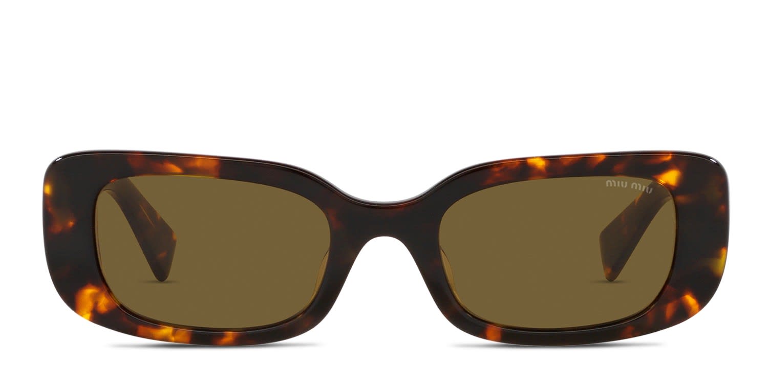 Miu Miu MU08YS Tortoise glasses - Tortoise / Brown - Frontal View