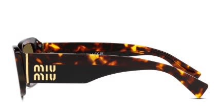 Miu Miu MU08YS Tortoise glasses - Tortoise / Brown - Side View
