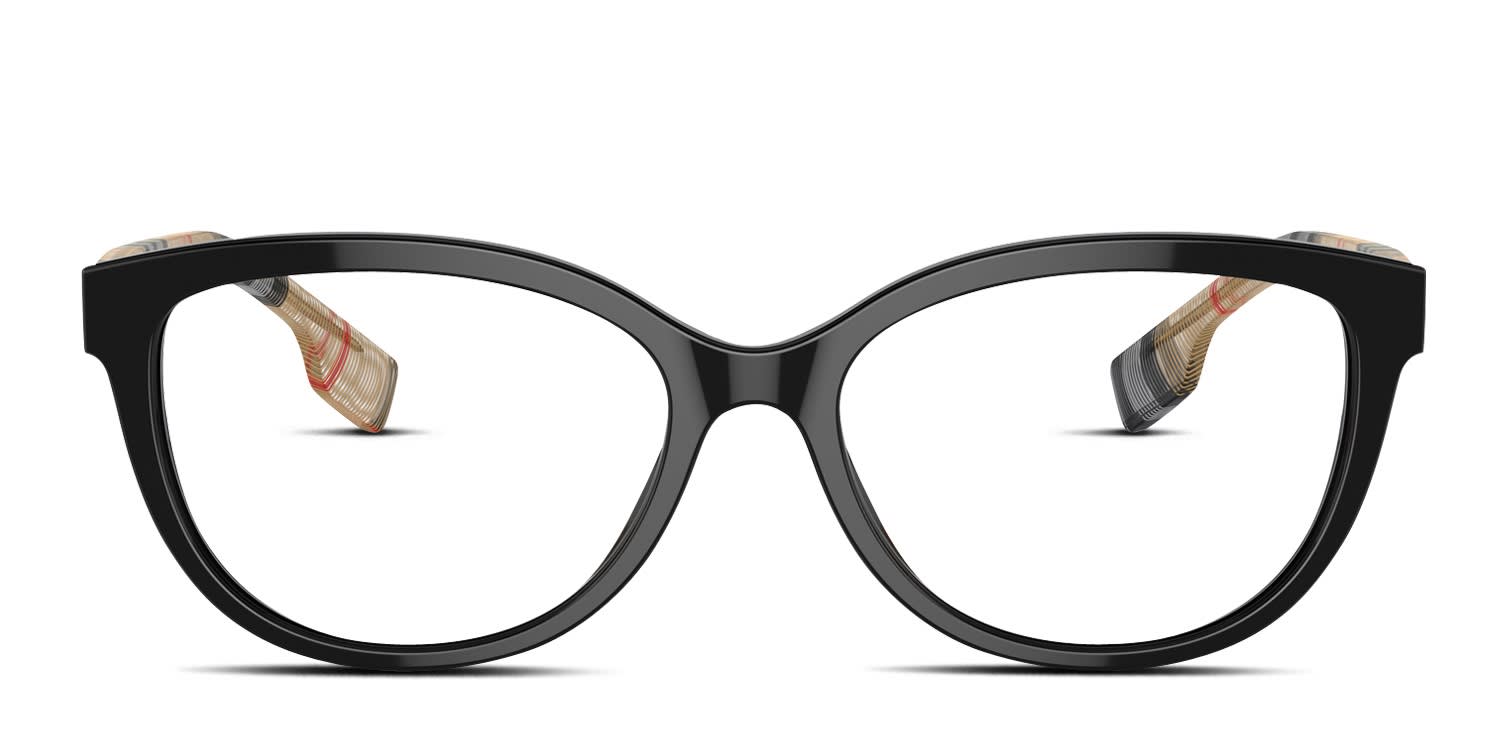 Burberry BE2357 Esme Black glasses - Black - Frontal View