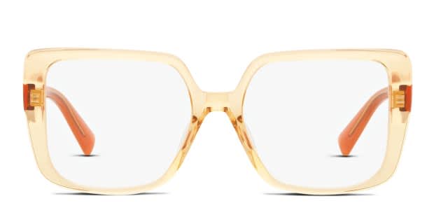 Miu Miu MU06VV Orange Eyeglasses | Includes FREE Rx Lenses