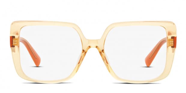 Miu Miu MU06VV Orange Eyeglasses | Includes FREE Rx Lenses
