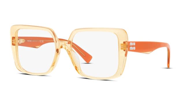 Miu Miu MU06VV Orange Eyeglasses | Includes FREE Rx Lenses